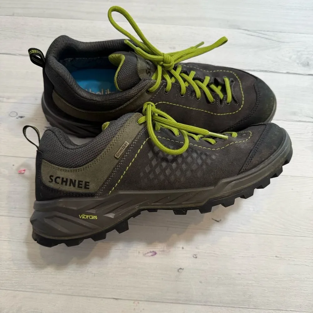 Schnees mens low top‎ hiking shoes boots men's 9